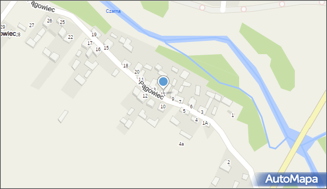 Pągowiec, Pągowiec, 11, mapa Pągowiec