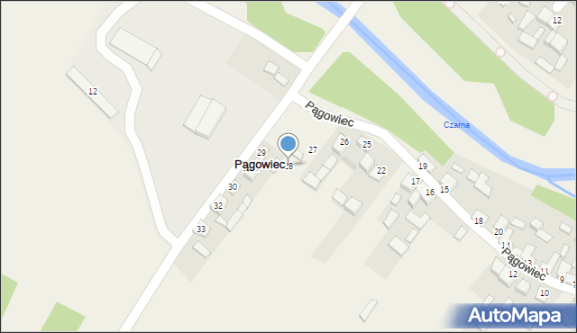 Pągowiec, Pągowiec, 28, mapa Pągowiec