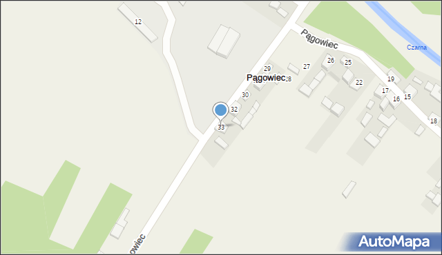 Pągowiec, Pągowiec, 33, mapa Pągowiec