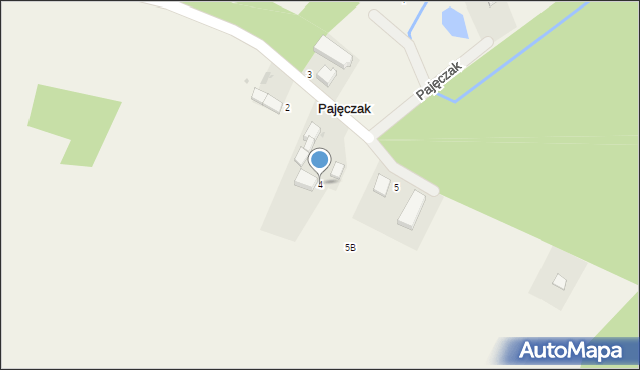 Pajęczak, Pajęczak, 4, mapa Pajęczak
