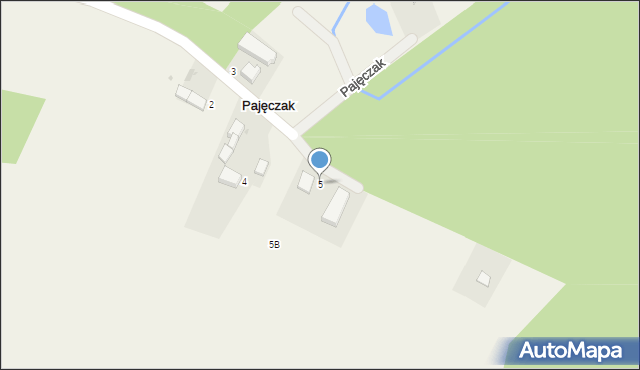 Pajęczak, Pajęczak, 5, mapa Pajęczak