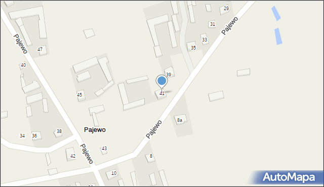 Pajewo, Pajewo, 41, mapa Pajewo
