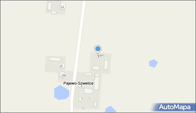 Pajewo-Szwelice, Pajewo-Szwelice, 9, mapa Pajewo-Szwelice