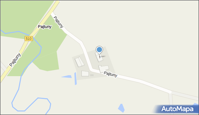 Pajtuny, Pajtuny, 3, mapa Pajtuny