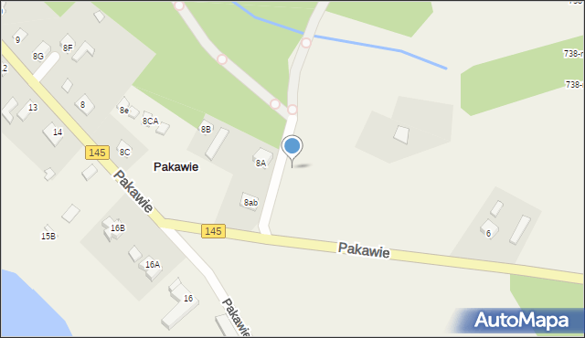 Pakawie, Pakawie, 8ac, mapa Pakawie