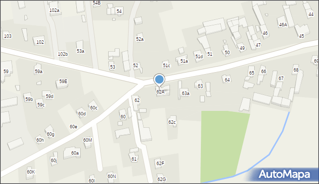 Pakosławice, Pakosławice, 62A, mapa Pakosławice