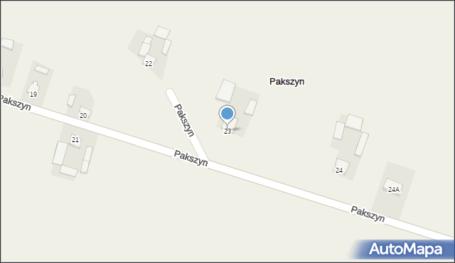 Pakszyn, Pakszyn, 23, mapa Pakszyn