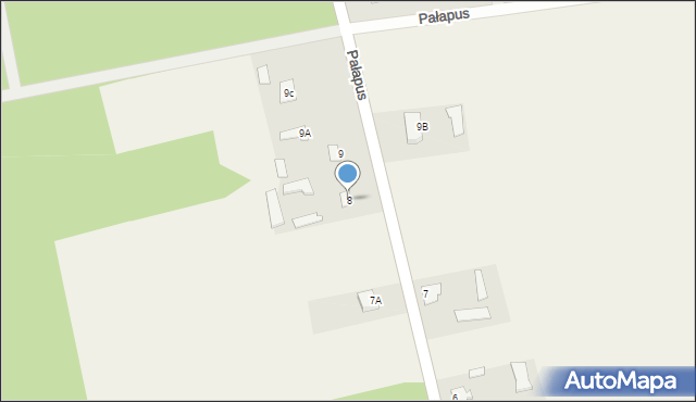 Pałapus, Pałapus, 8, mapa Pałapus
