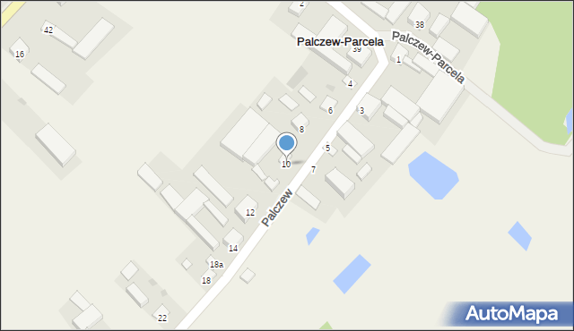 Palczew, Palczew, 10, mapa Palczew
