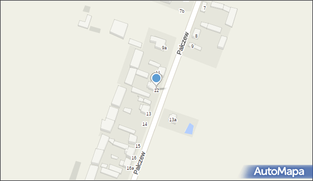 Pałczew, Pałczew, 12, mapa Pałczew