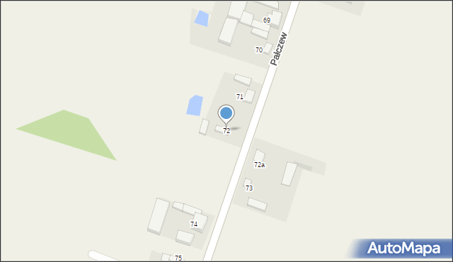 Pałczew, Pałczew, 72, mapa Pałczew
