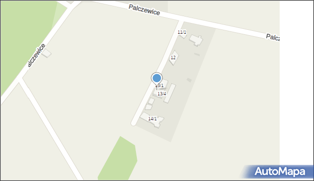 Palczewice, Palczewice, 13/3, mapa Palczewice