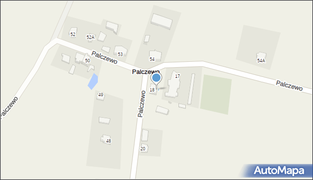 Palczewo, Palczewo, 19, mapa Palczewo