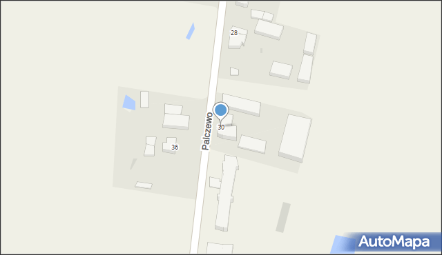 Palczewo, Palczewo, 30, mapa Palczewo