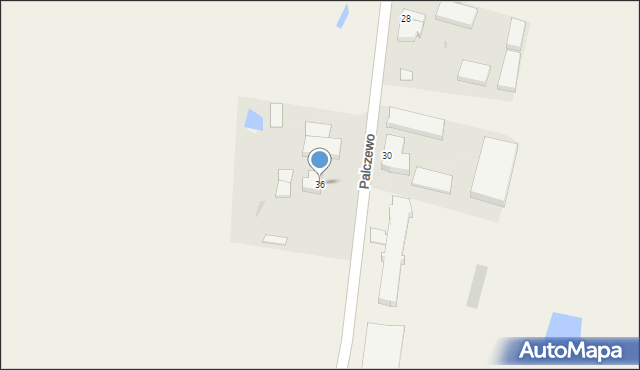 Palczewo, Palczewo, 36, mapa Palczewo