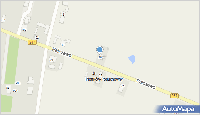 Palczewo, Palczewo, 26, mapa Palczewo