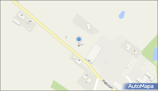 Palczyn, Palczyn, 8b, mapa Palczyn