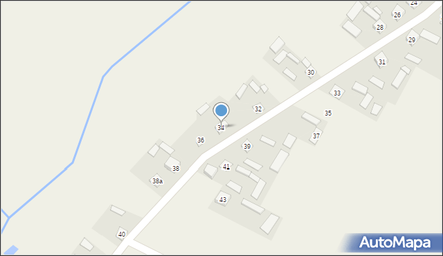 Pałęgi, Pałęgi, 34, mapa Pałęgi