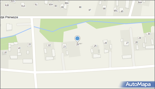 Palikije Pierwsze, Palikije Pierwsze, 24, mapa Palikije Pierwsze