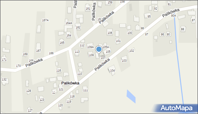Palikówka, Palikówka, 108, mapa Palikówka
