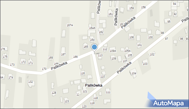 Palikówka, Palikówka, 114, mapa Palikówka