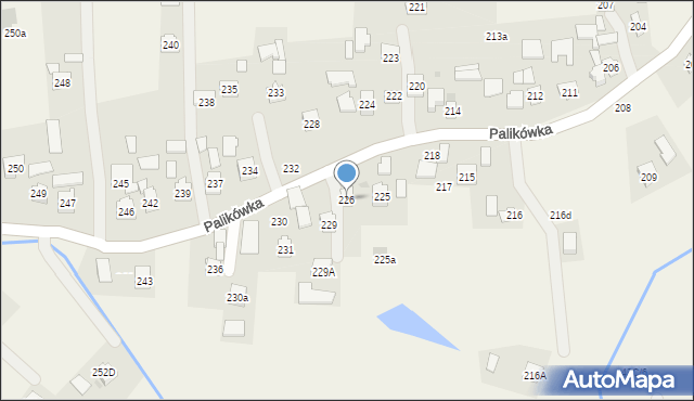 Palikówka, Palikówka, 226, mapa Palikówka