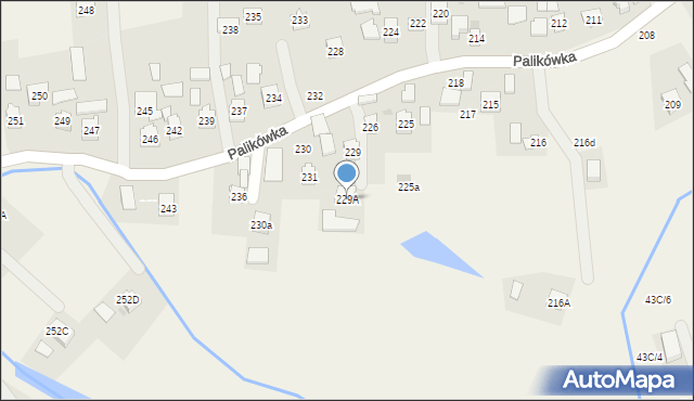 Palikówka, Palikówka, 229A, mapa Palikówka
