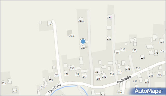 Palikówka, Palikówka, 248, mapa Palikówka