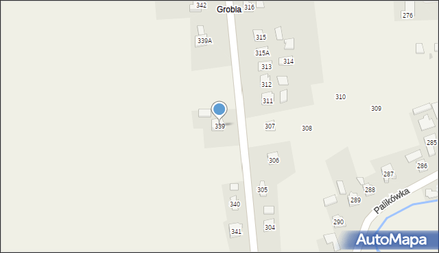 Palikówka, Palikówka, 339, mapa Palikówka