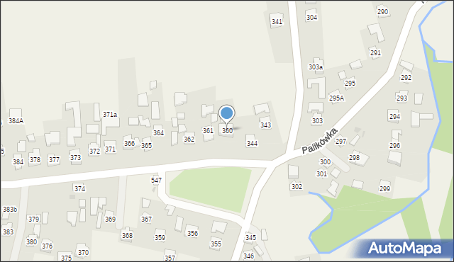 Palikówka, Palikówka, 360, mapa Palikówka