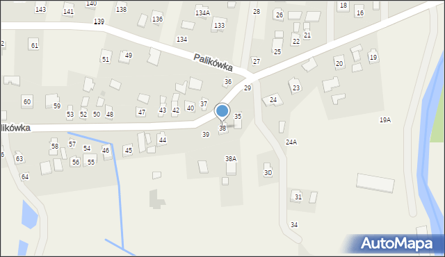 Palikówka, Palikówka, 38, mapa Palikówka
