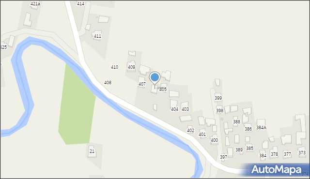 Palikówka, Palikówka, 406, mapa Palikówka