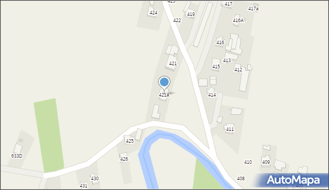 Palikówka, Palikówka, 421a, mapa Palikówka