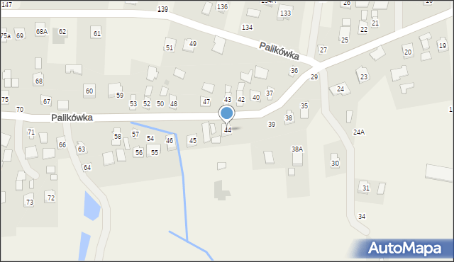 Palikówka, Palikówka, 44, mapa Palikówka