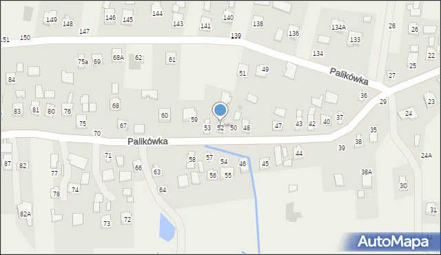 Palikówka, Palikówka, 52, mapa Palikówka
