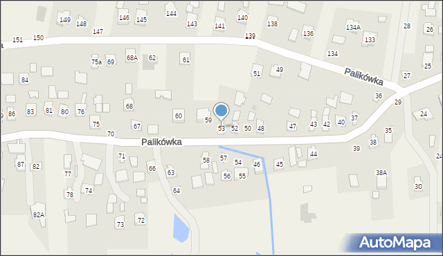 Palikówka, Palikówka, 53, mapa Palikówka
