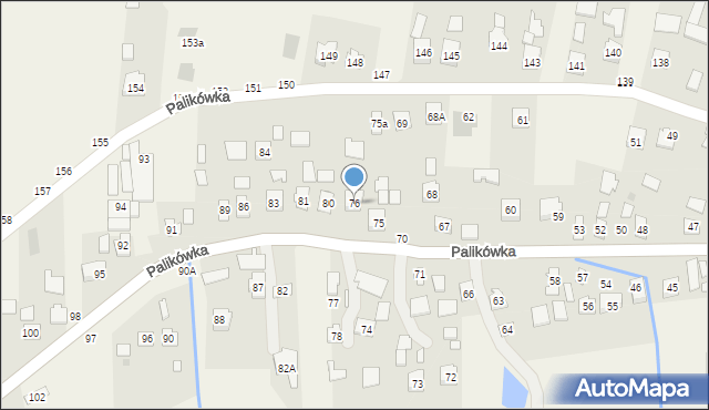 Palikówka, Palikówka, 76, mapa Palikówka