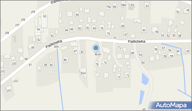 Palikówka, Palikówka, 77, mapa Palikówka