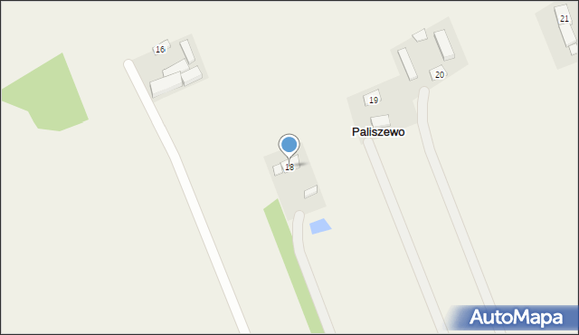 Paliszewo, Paliszewo, 18, mapa Paliszewo