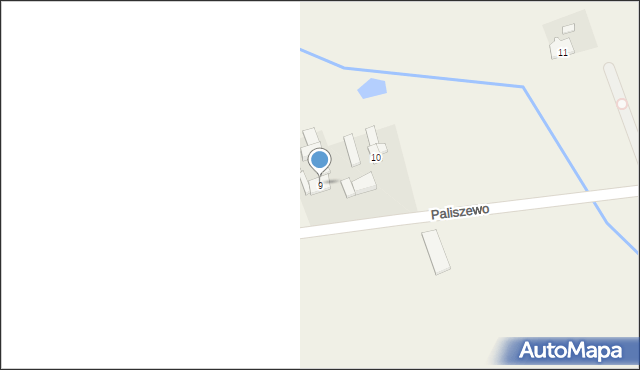 Paliszewo, Paliszewo, 9, mapa Paliszewo