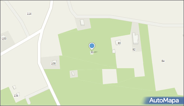 Paliwodzizna, Paliwodzizna, 77, mapa Paliwodzizna