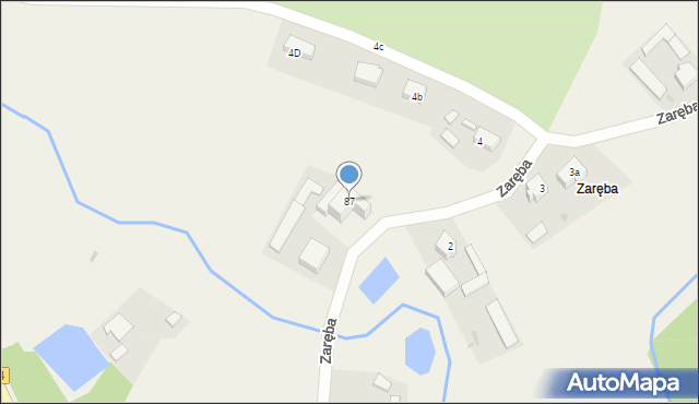 Paliwodzizna, Paliwodzizna, 87, mapa Paliwodzizna
