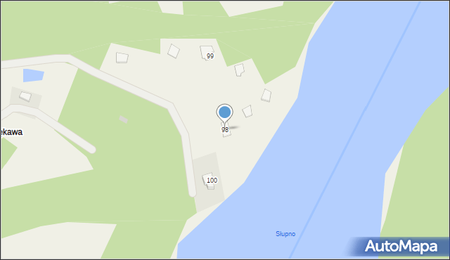 Paliwodzizna, Paliwodzizna, 98, mapa Paliwodzizna