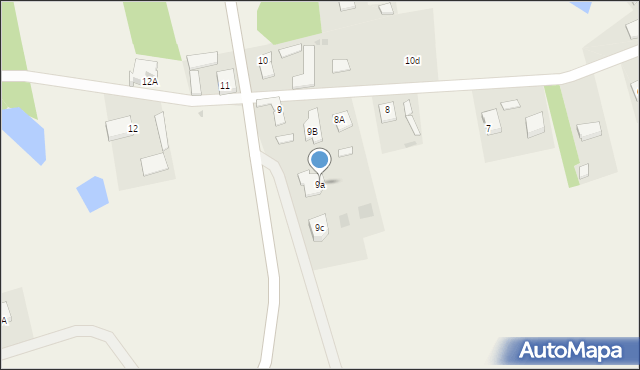 Paliwodzizna, Paliwodzizna, 9a, mapa Paliwodzizna