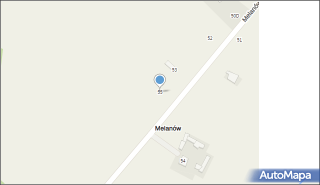 Pałki, Pałki, 55, mapa Pałki