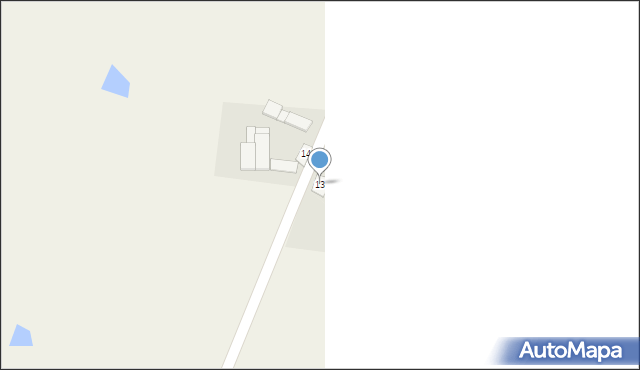 Palmierowo, Palmierowo, 13, mapa Palmierowo