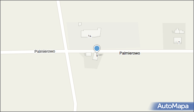Palmierowo, Palmierowo, 6, mapa Palmierowo