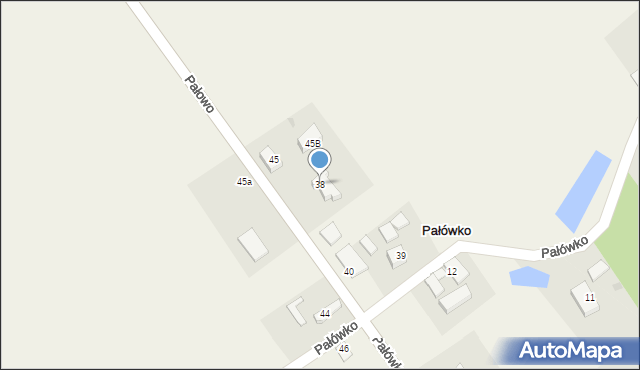 Pałówko, Pałówko, 38, mapa Pałówko