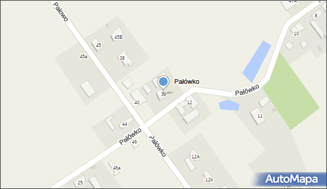 Pałówko, Pałówko, 39, mapa Pałówko