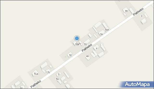 Pałówko, Pałówko, 53a, mapa Pałówko